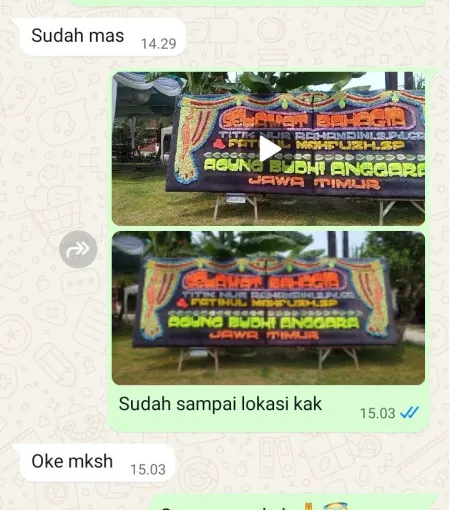 Pengiriman Papan Bunga Semper Barat