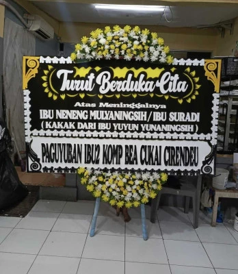 Papan Bunga di Semper Barat